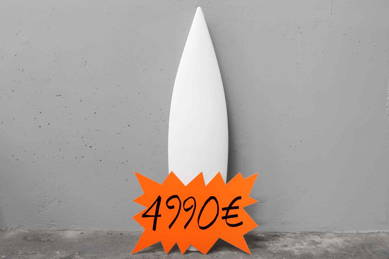 Claude Closky, ‘4,990 euros (Tara),’ 2022, for the benefit of Fondation Tara Foundation.Mixed media, 100 x 60 x 40 cm.